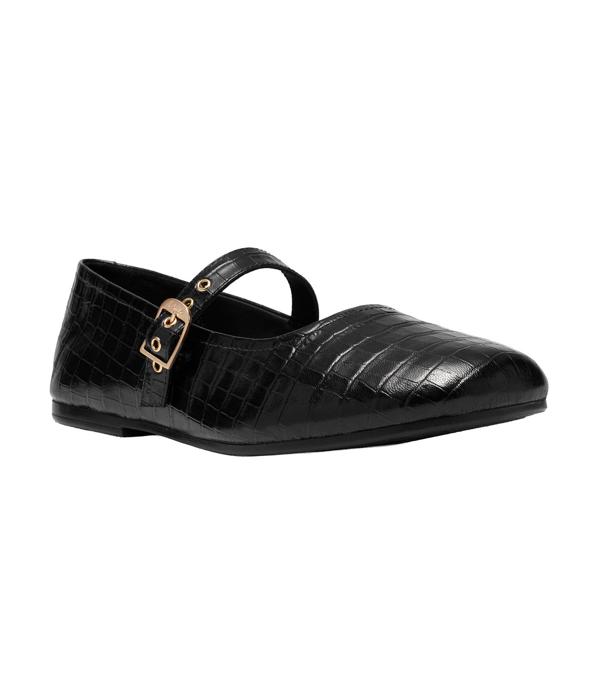 Livia Jane Black Croc