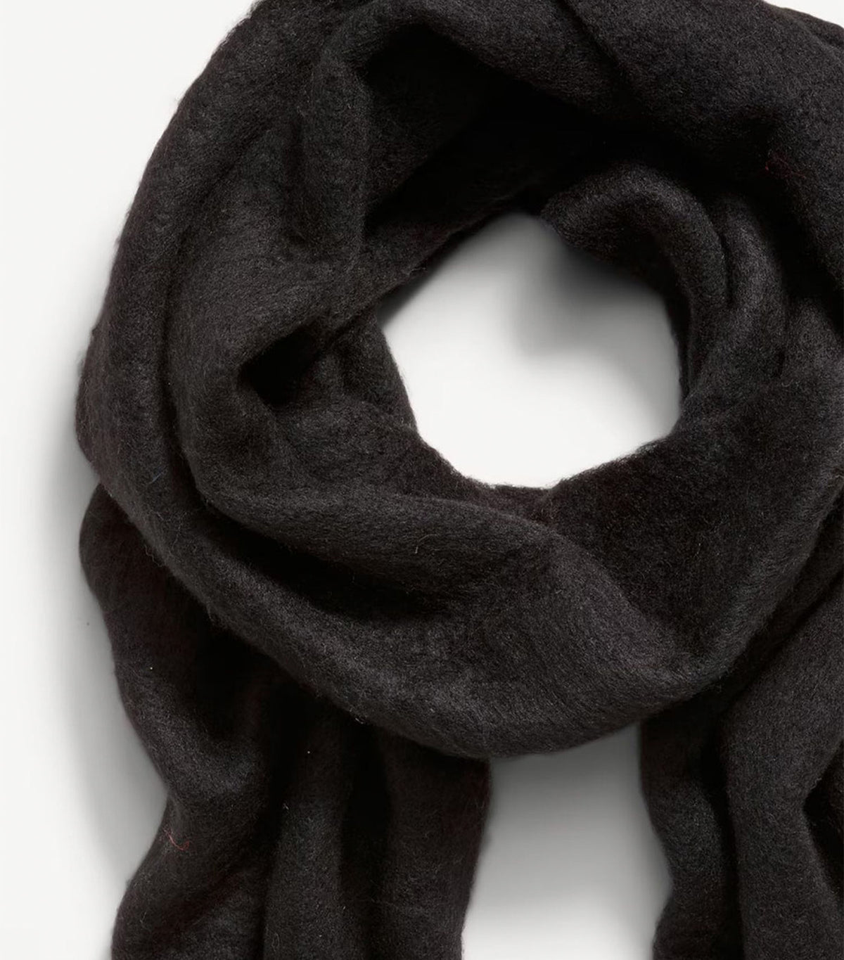 Fringed Scarf Black Jack