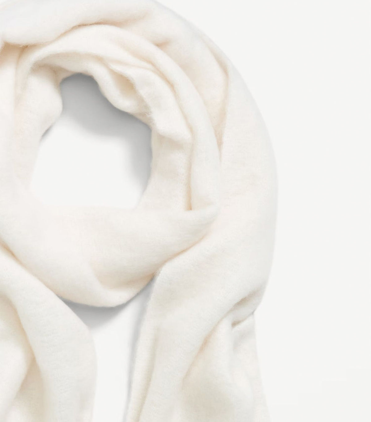 Fringed Scarf Cream