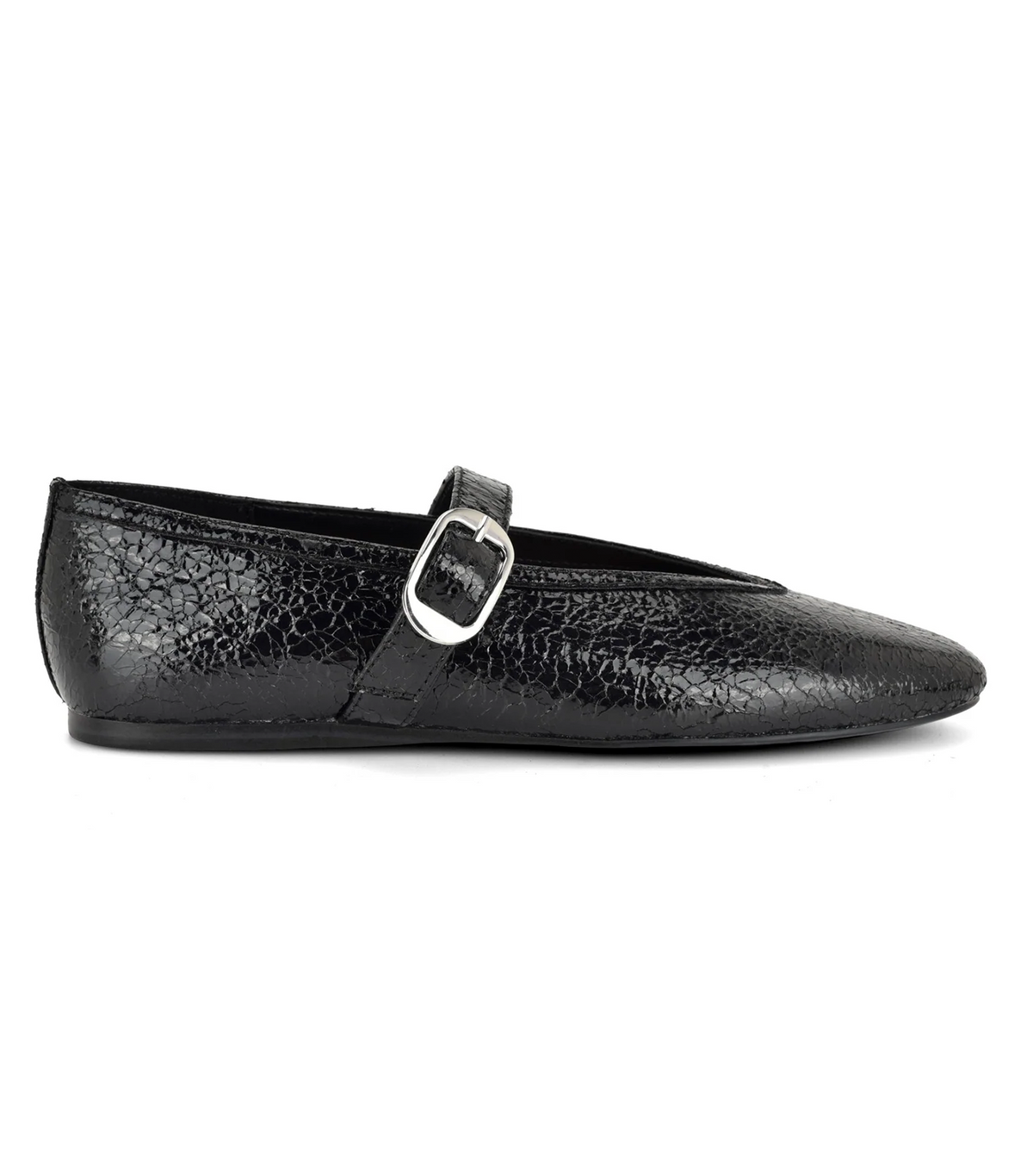 Vancee Mary Jane Ballet Flat Black