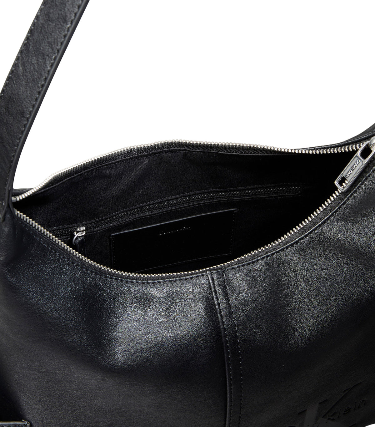Pockets Monologo Shoulder Bag Black