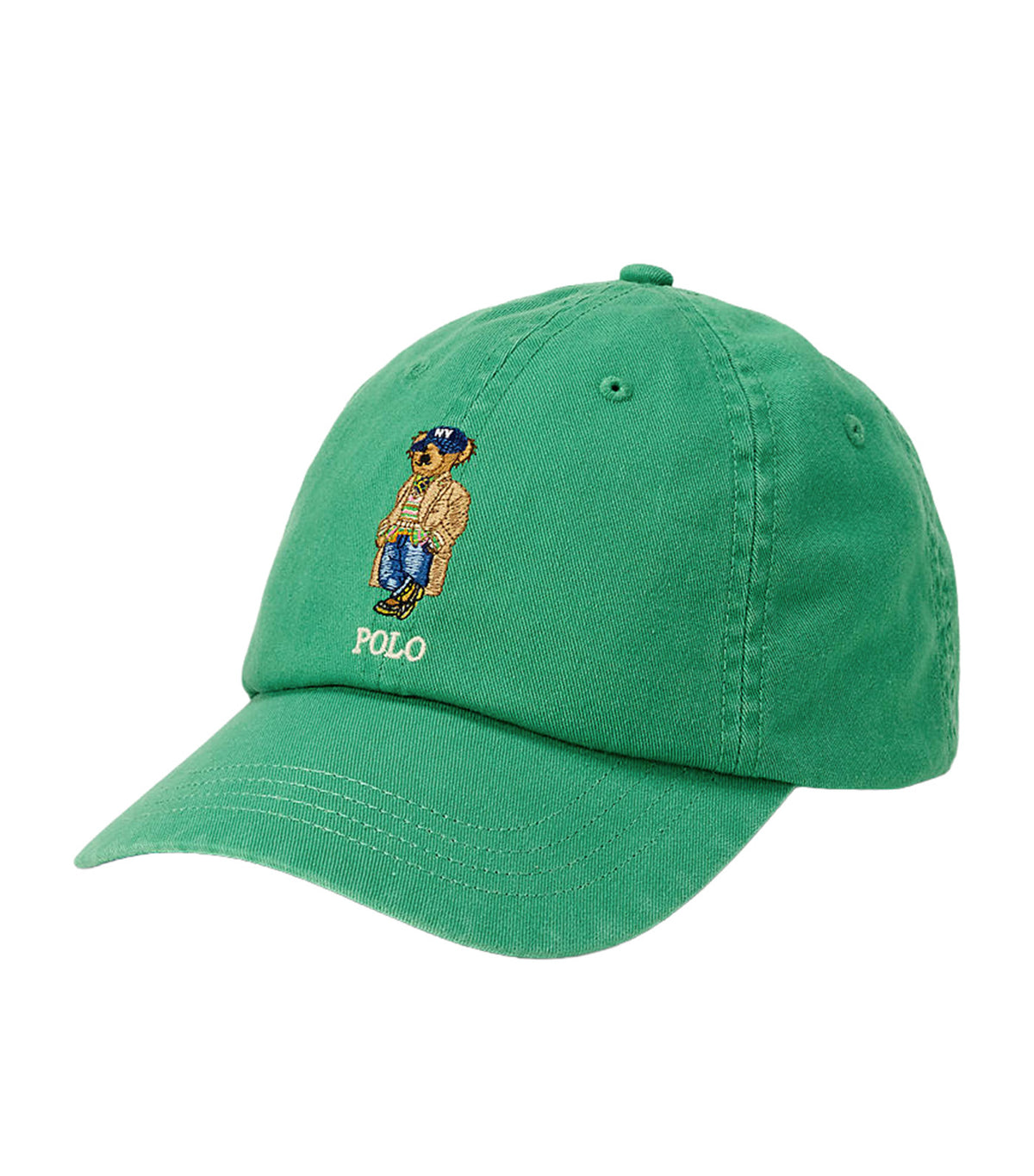 Men's Polo Bear Twill Ball Cap Green