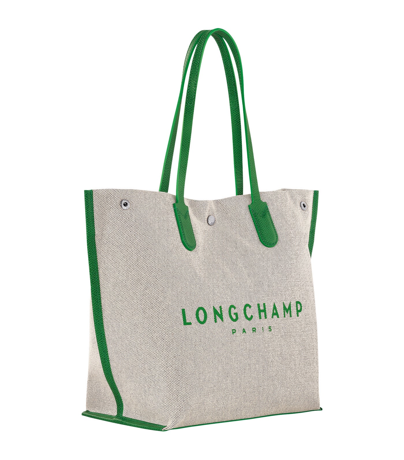 Essential Toile Tote Bag L Green