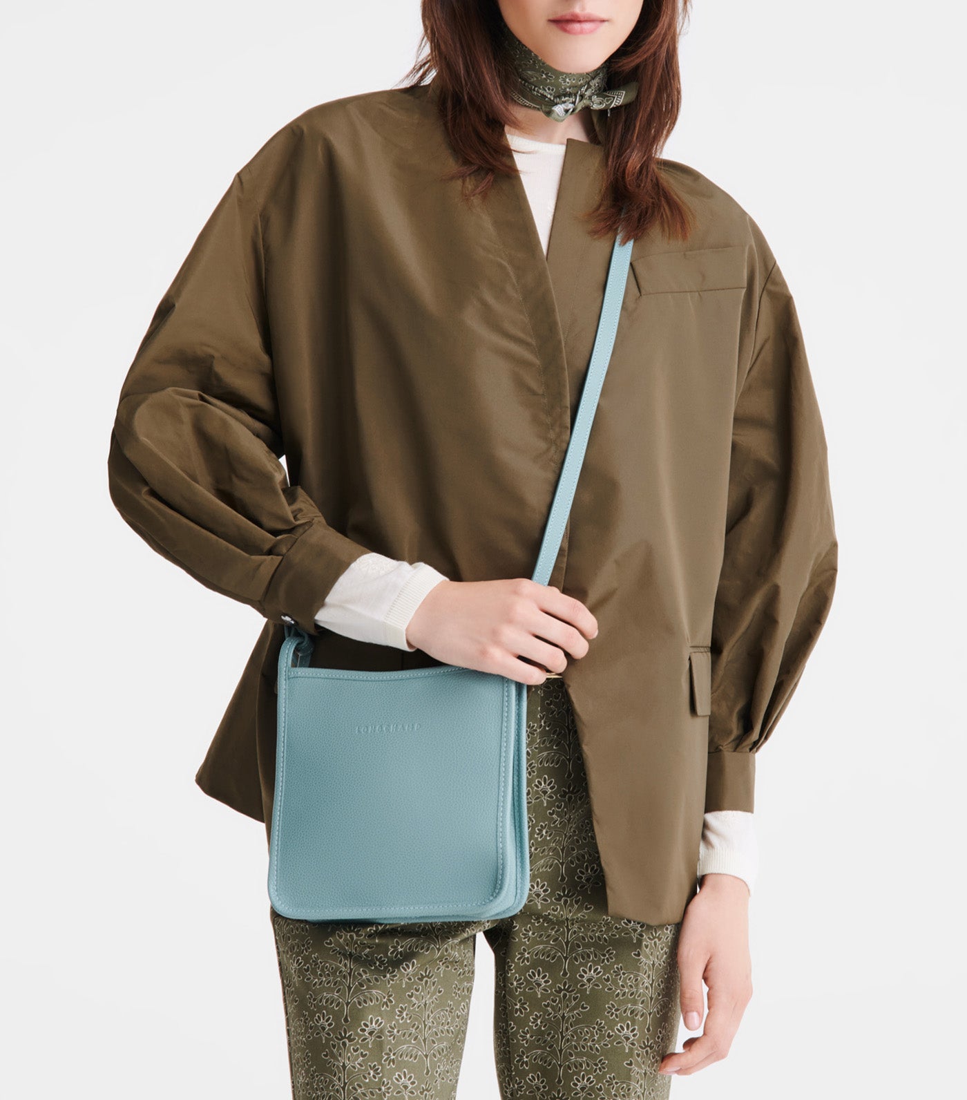 Le Foulonné S Crossbody Bag Eucalyptus