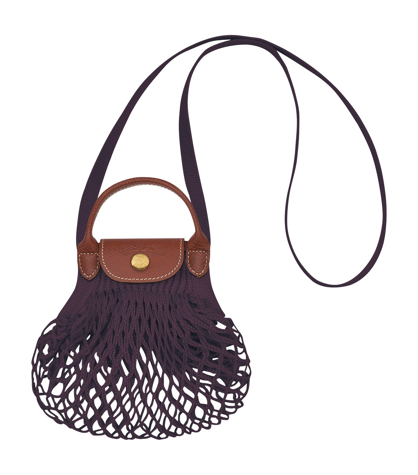 Le Pliage Filet Mesh Bag XS Eggplant