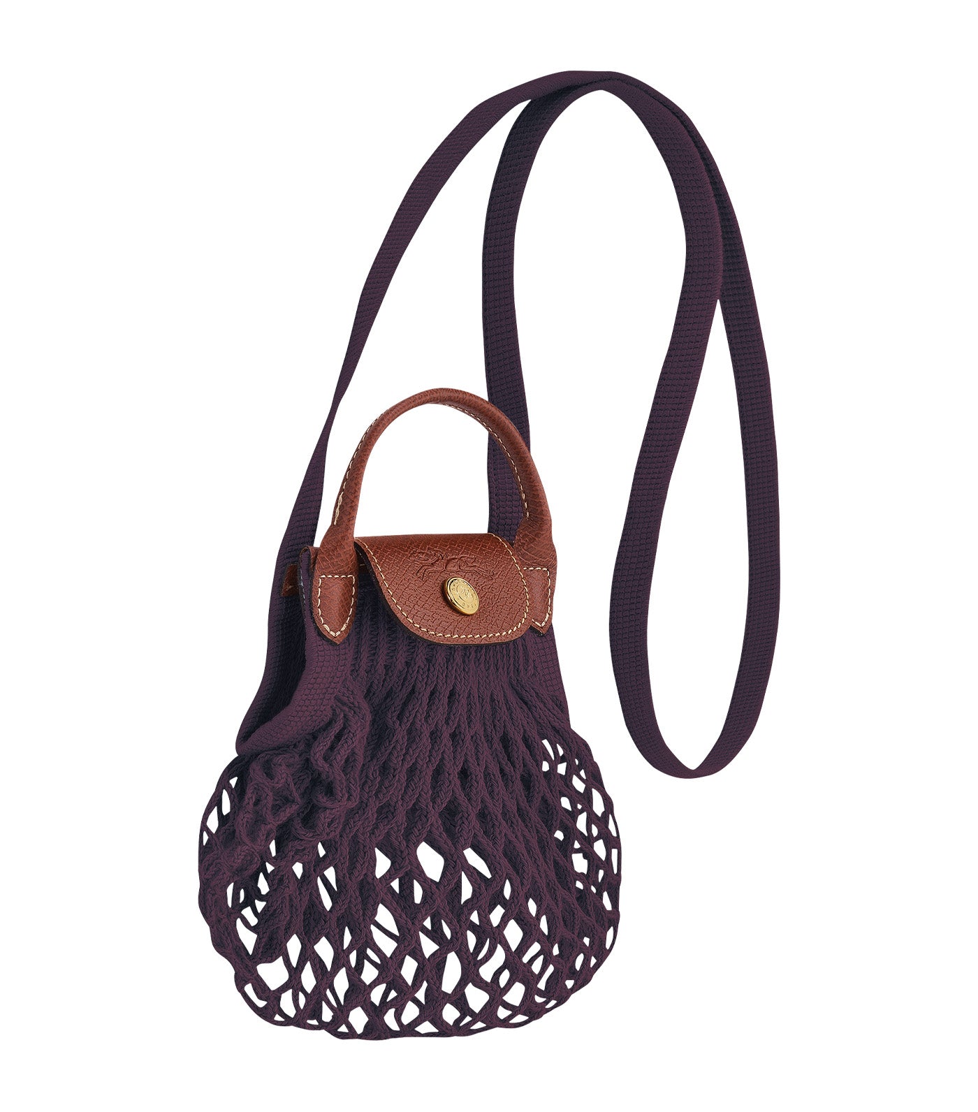 Le Pliage Filet Mesh Bag XS Eggplant