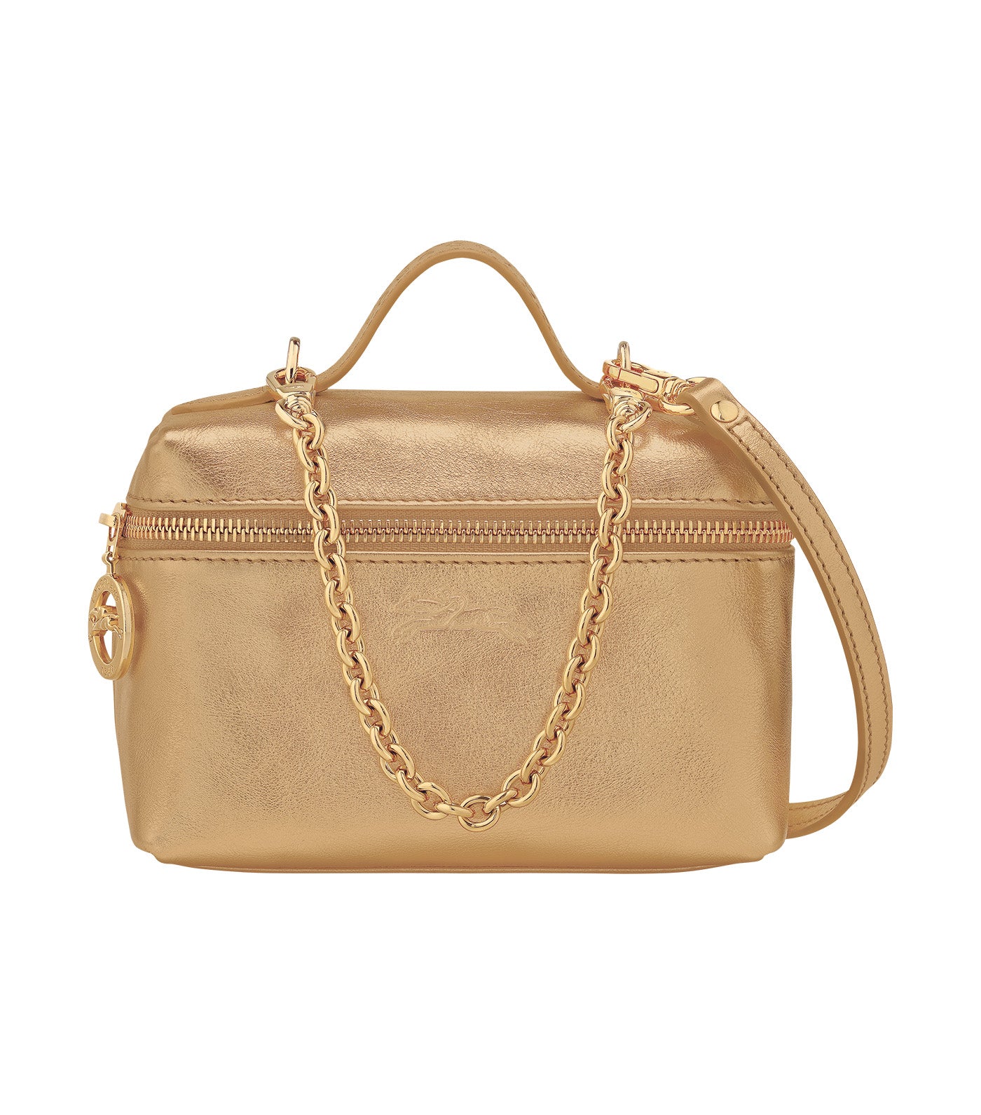 Longchamp Le Pliage Xtra Crossbody Bag XS Gold