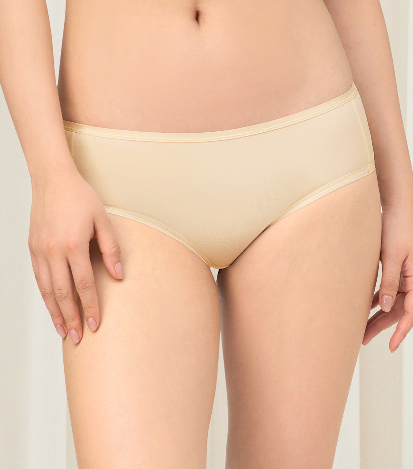 Simply Everyday Basic Hipster Panty Light Yellow