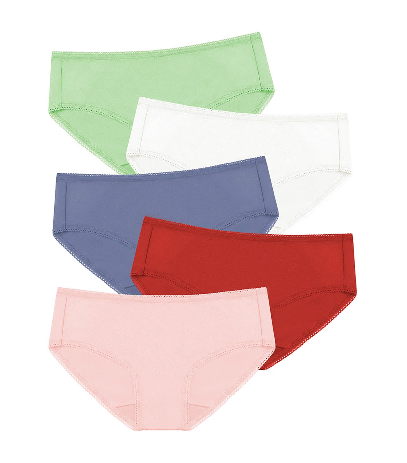 Shine Hipster 5-Pack Panty Assorted Colors