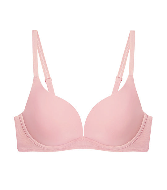 Invisible Inside-Out Non-Wired Padded Bra Pink