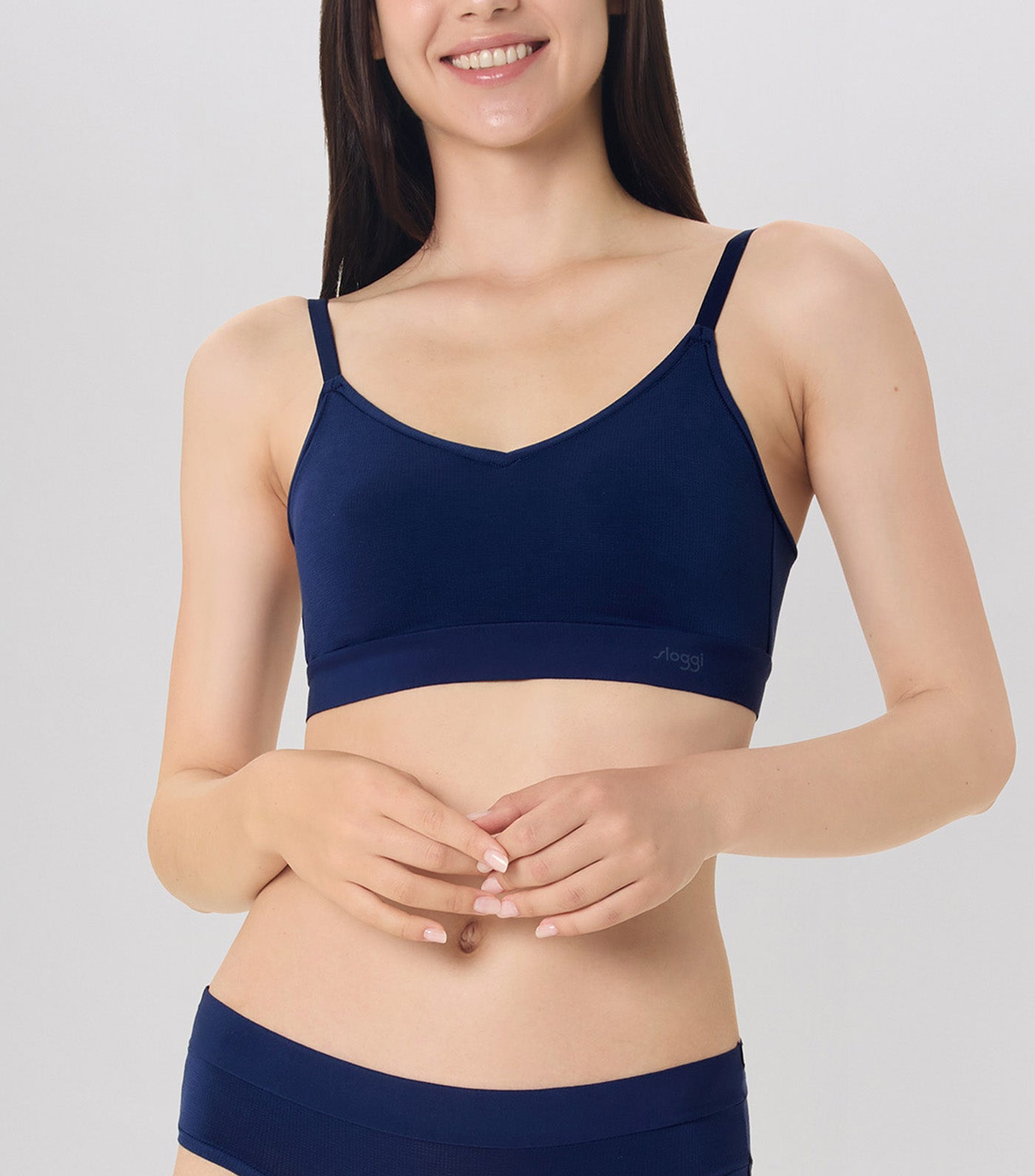 GO Allround Padded Bra Navy Free Size