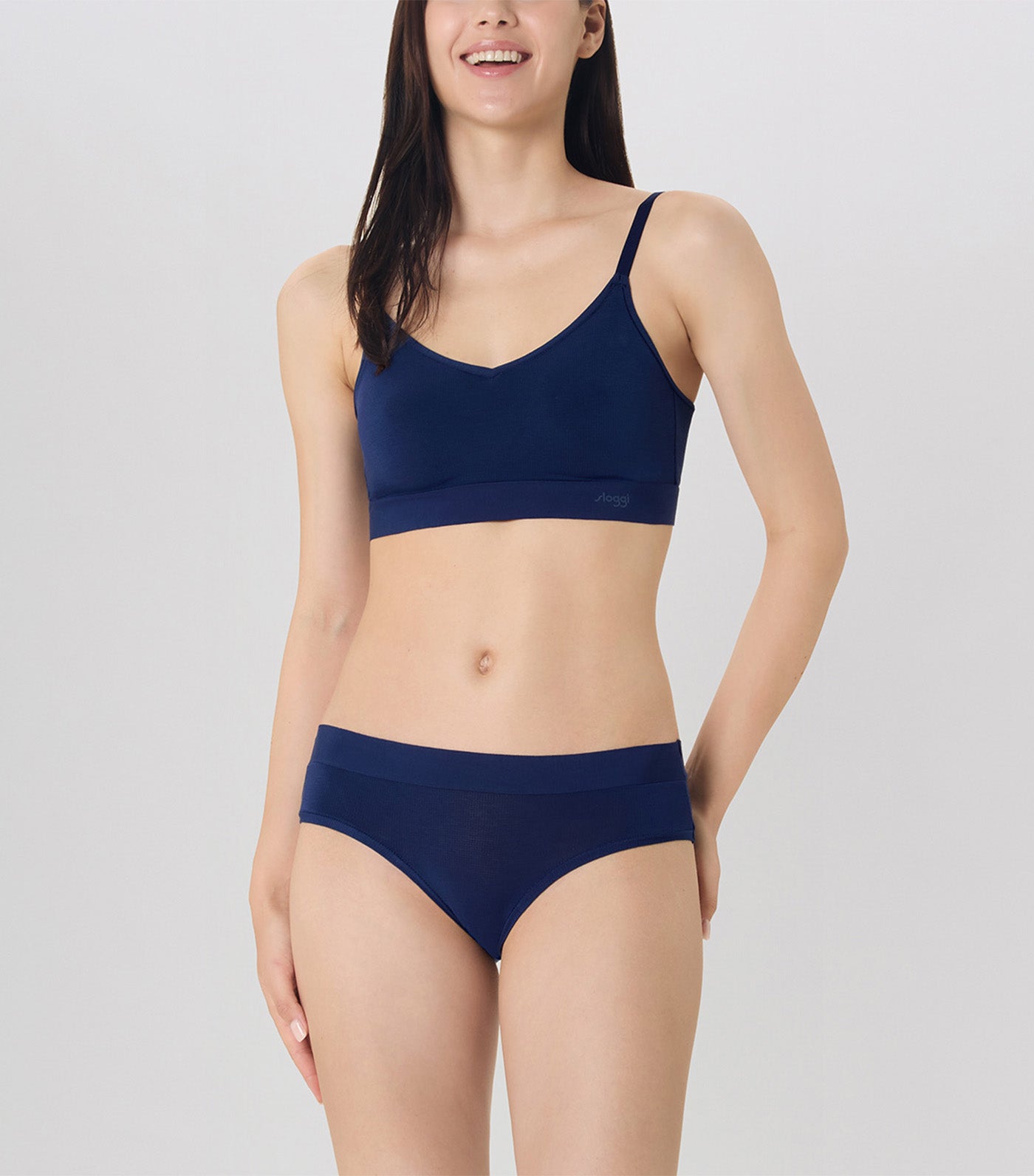 GO Allround Padded Bra Navy Free Size