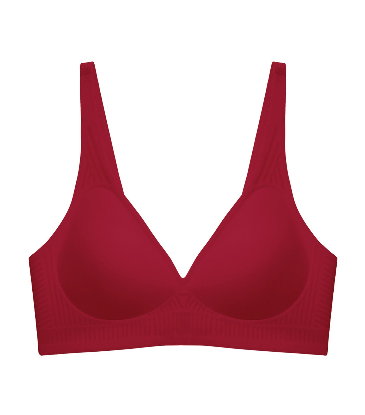 Zone Easy Non-Wired Padded Bra Red