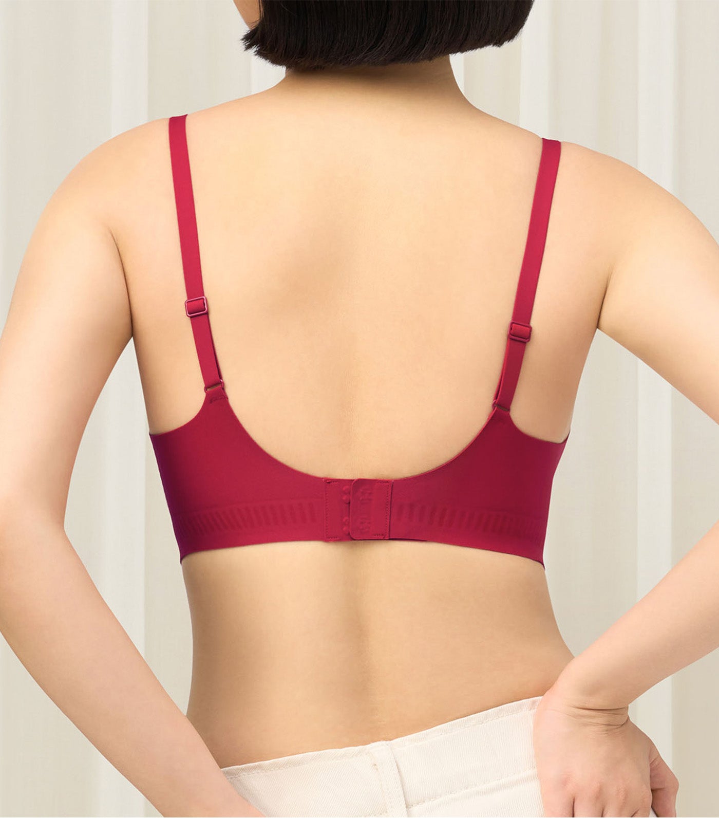 Zone Easy Non-Wired Padded Bra Red