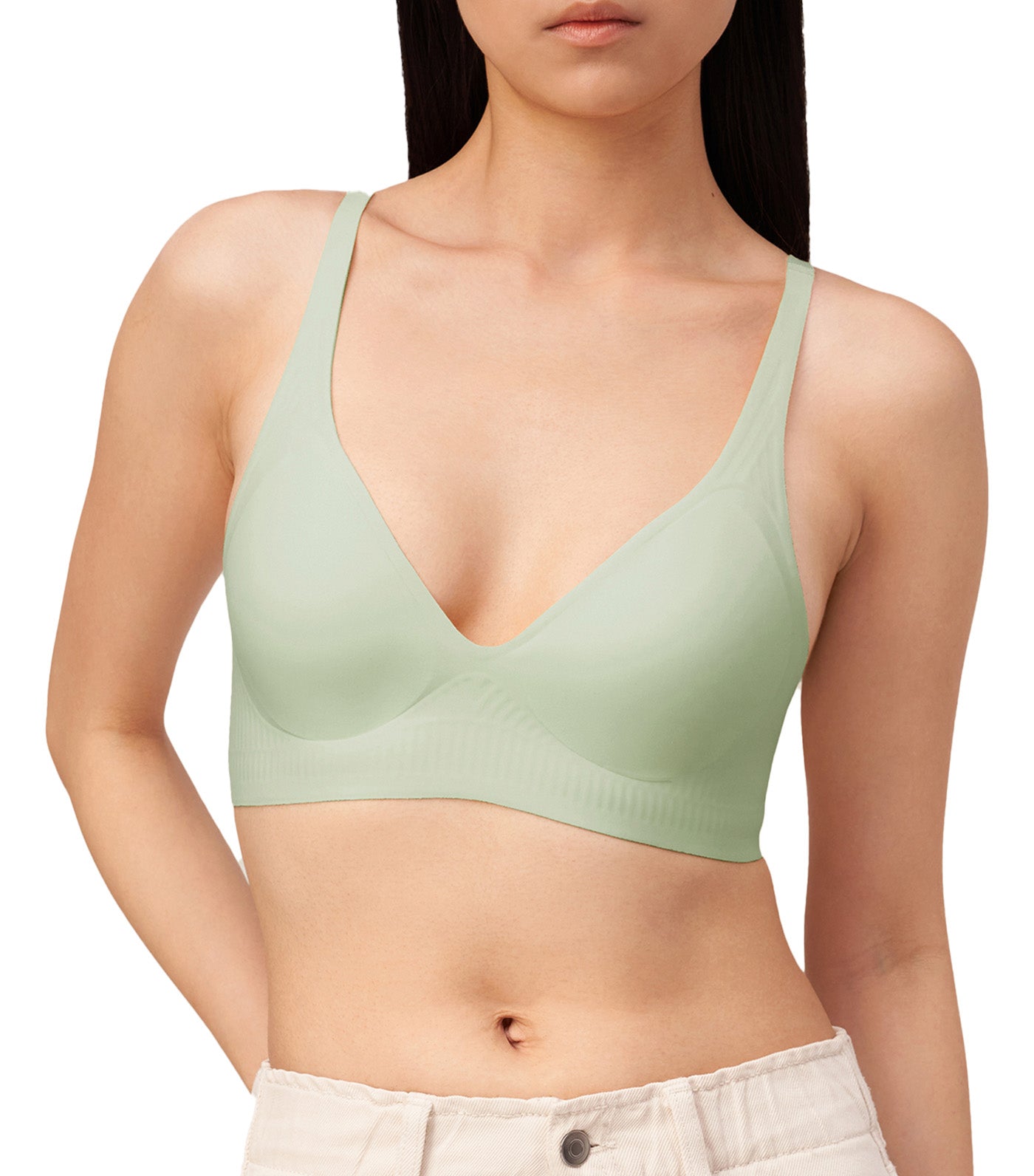 Zone Easy Non-Wired Padded Bra Pastel Green