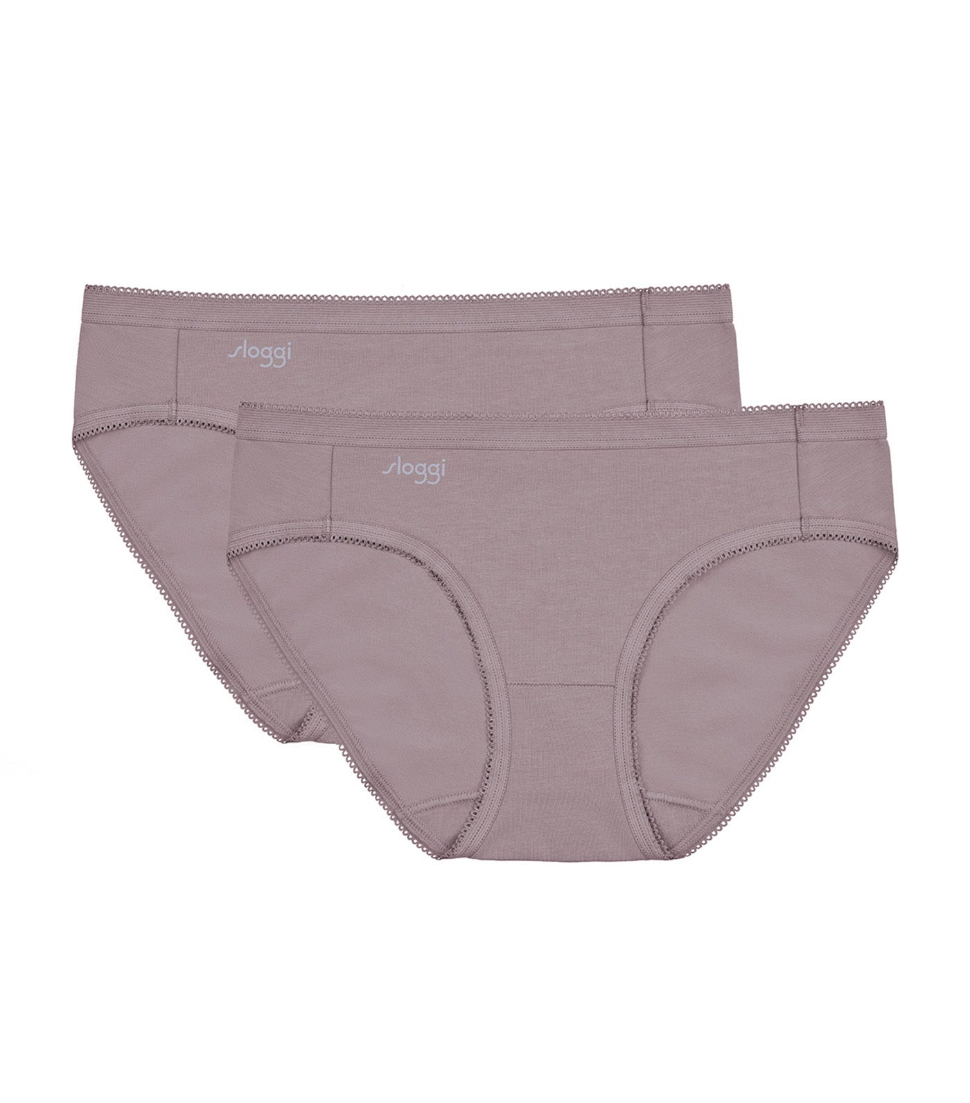 sloggi Comfort Care Midi 2-Pack Panty Cocoa