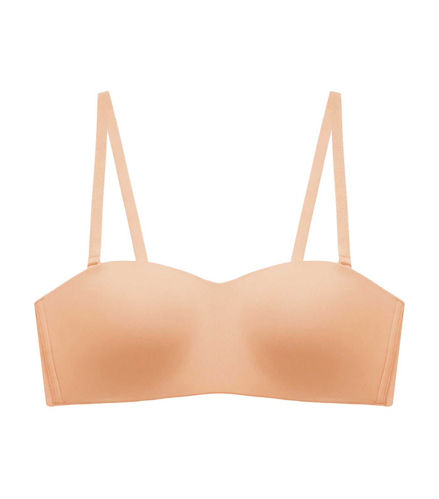 Tri-Zone Non Wired Detachable Bra Brown