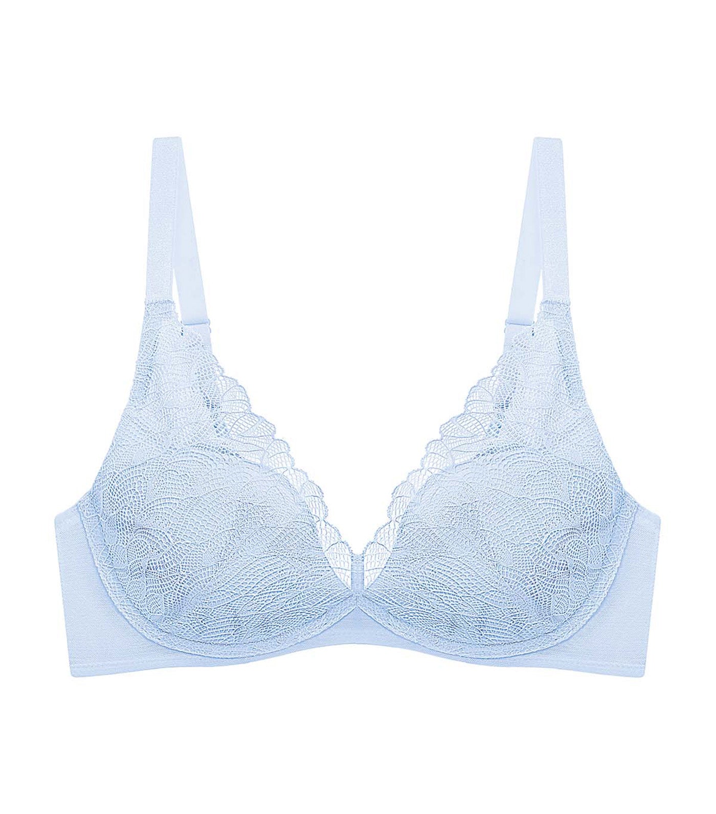 Style Fairy Wired Padded Bra Light Blue