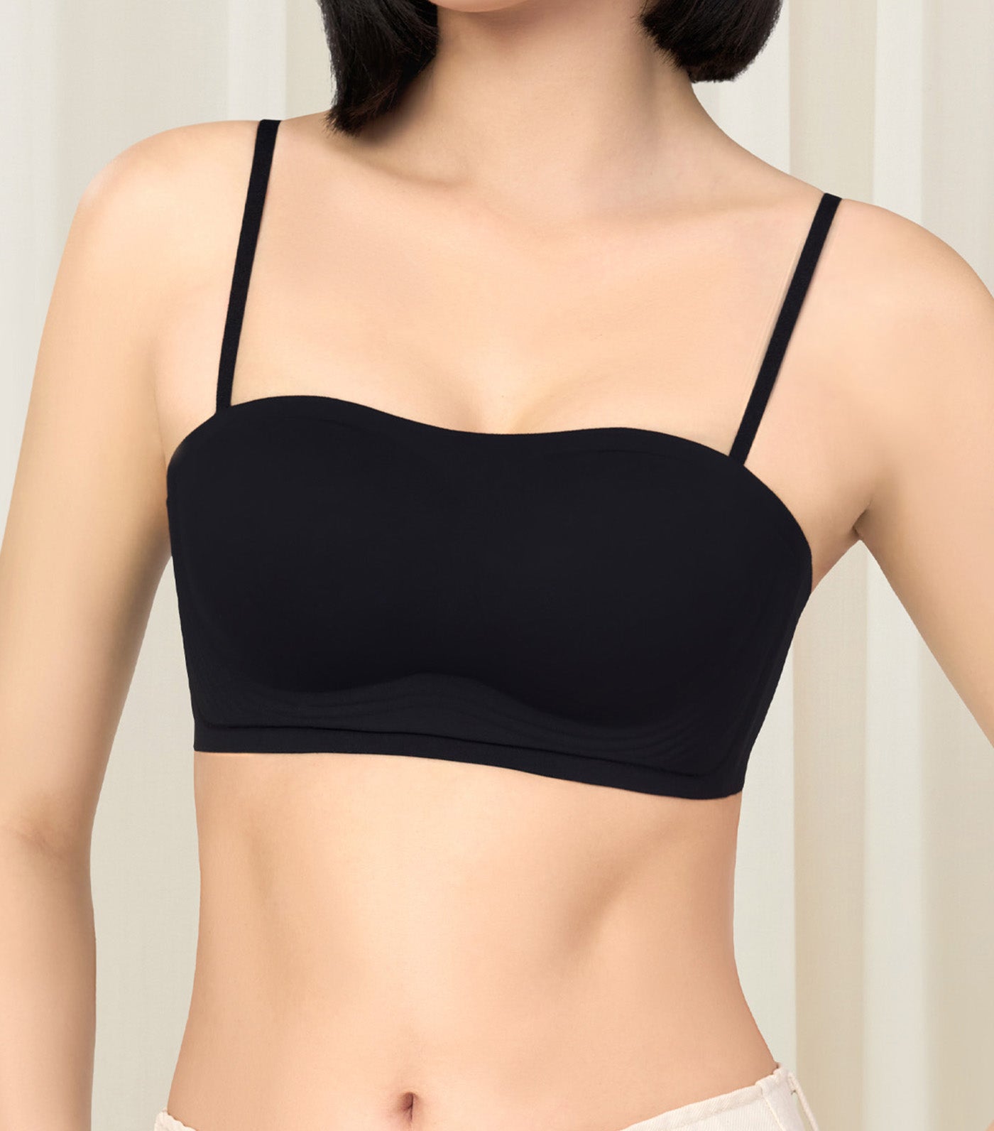 Zone Easy Padded Detachable Bra Black