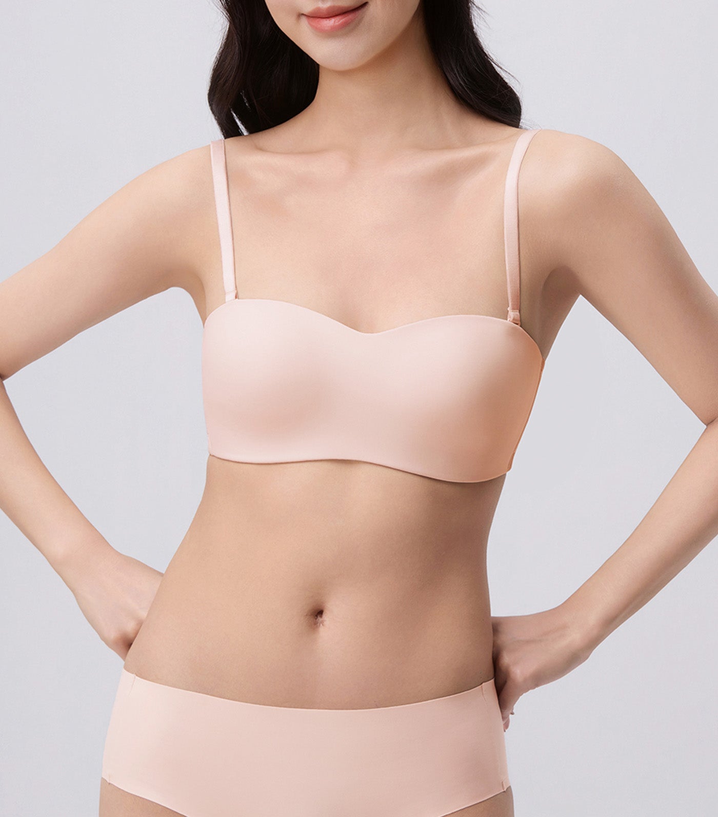 Tri-Zone 2.0 Non-Wired Padded Detachable Bra Pink