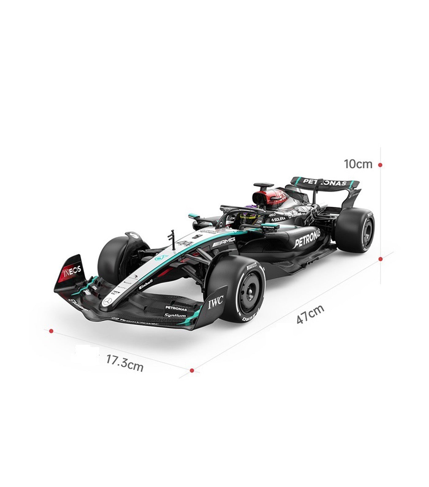 RASTAR R/C 1:12 Mercedes-AMG F1 W15 E Performance Black 