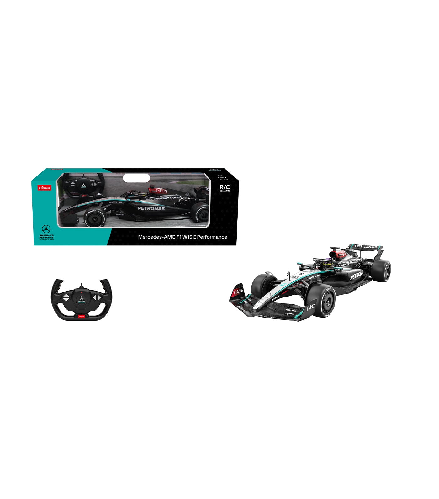 RASTAR R/C 1:12 Mercedes-AMG F1 W15 E Performance Black 