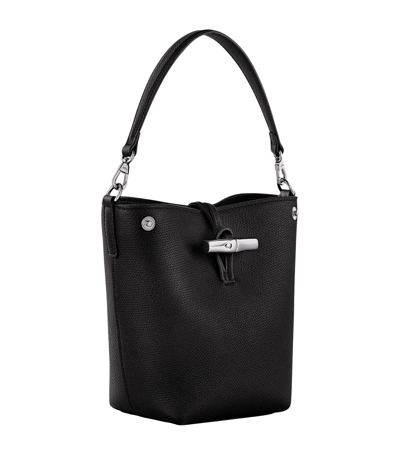 Longchamp Le Roseau Bucket Bag XS Black | Rustan's