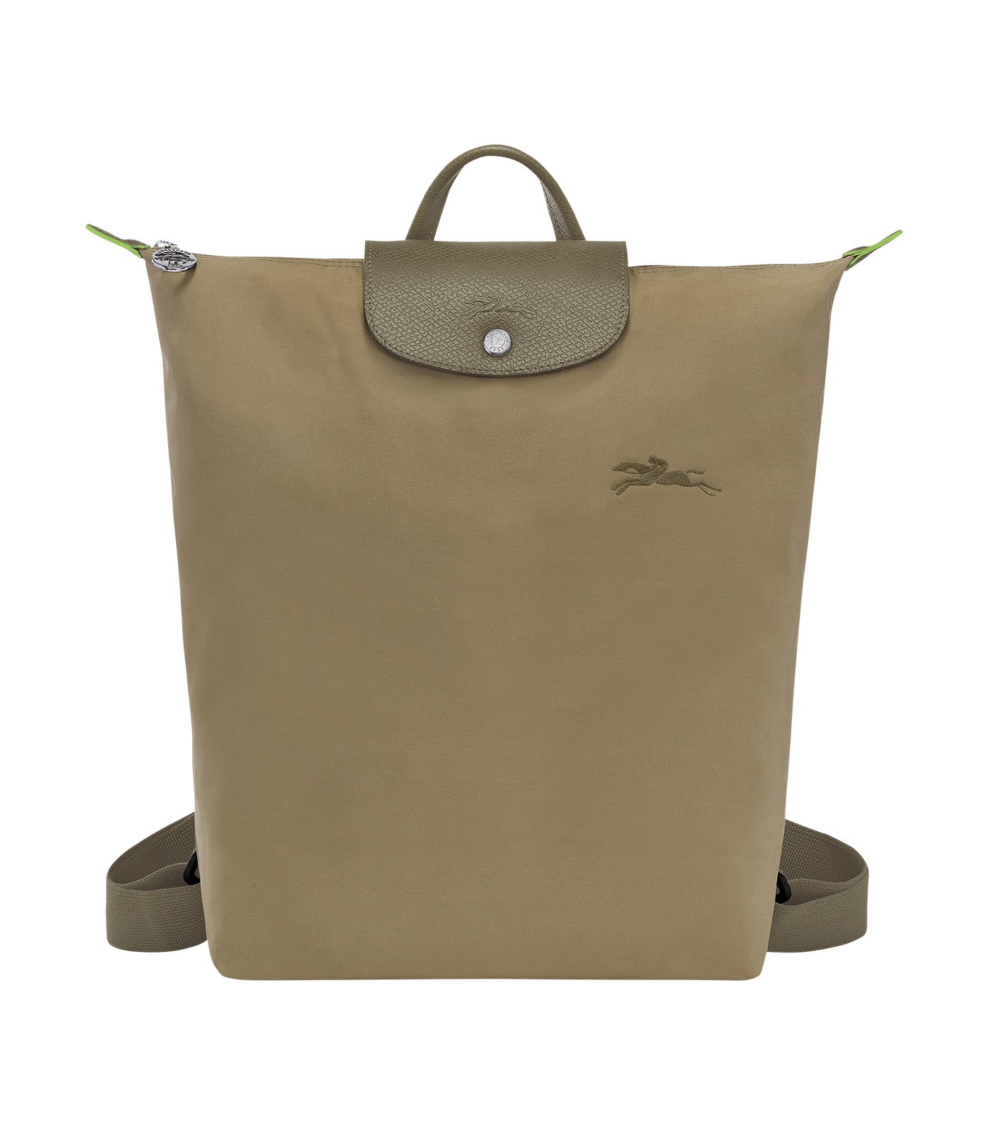 Longchamp le pliage backpack khaki best sale