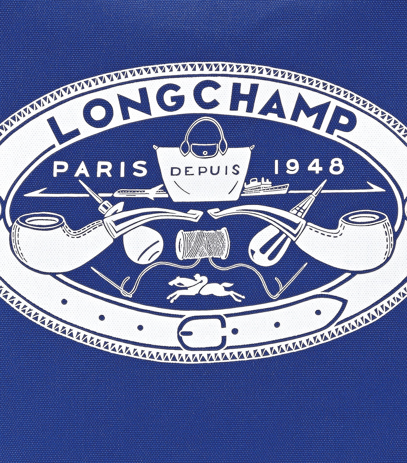 Le Pliage X Constantin Tote Bag M Cobalt