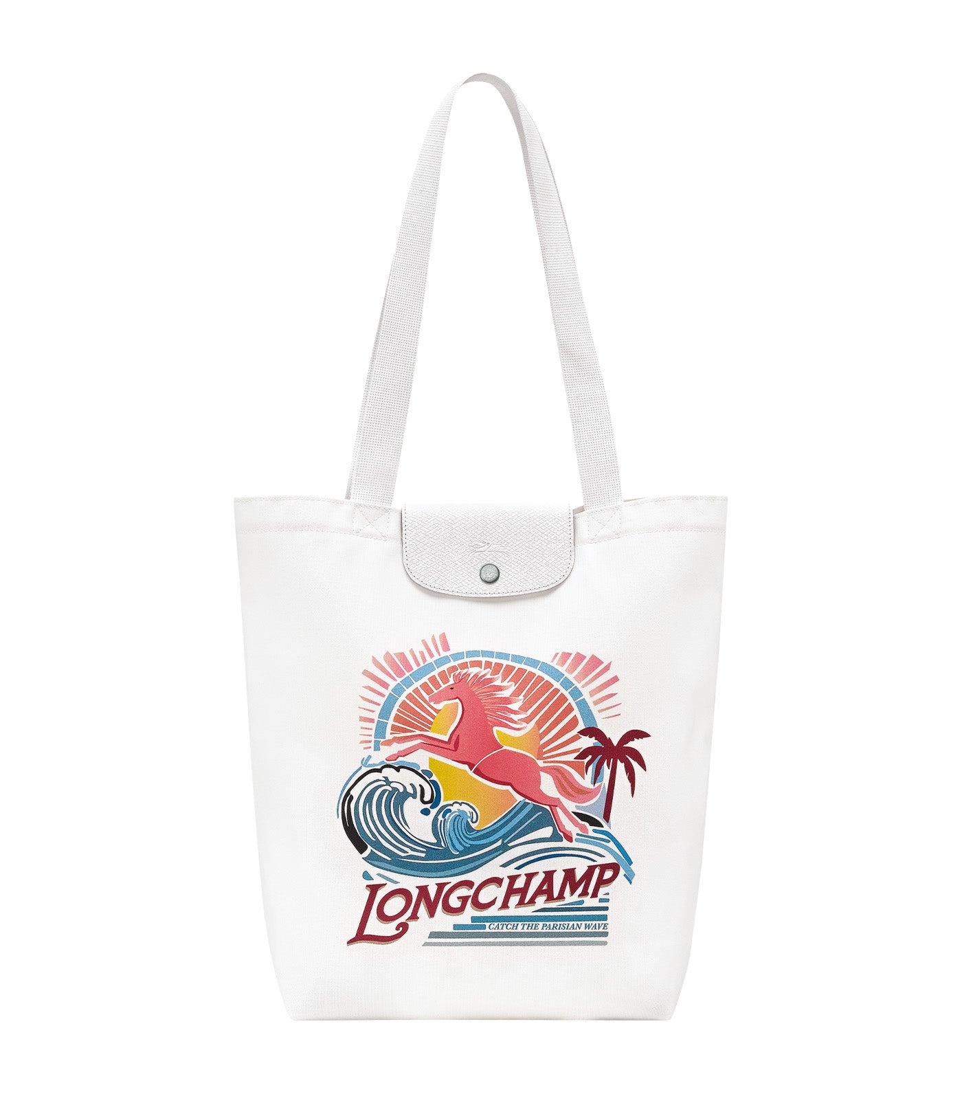 Le Pliage Collection Tote Bag M Rainbow