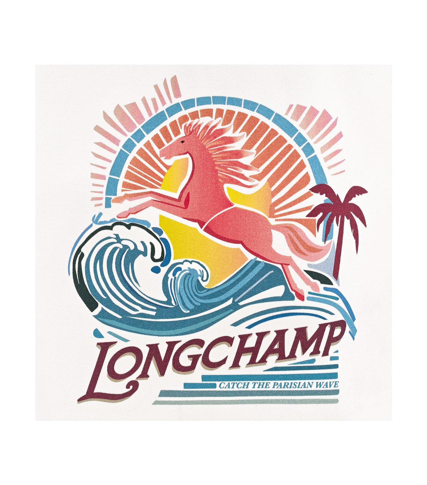 Le Pliage Collection Tote Bag M Rainbow