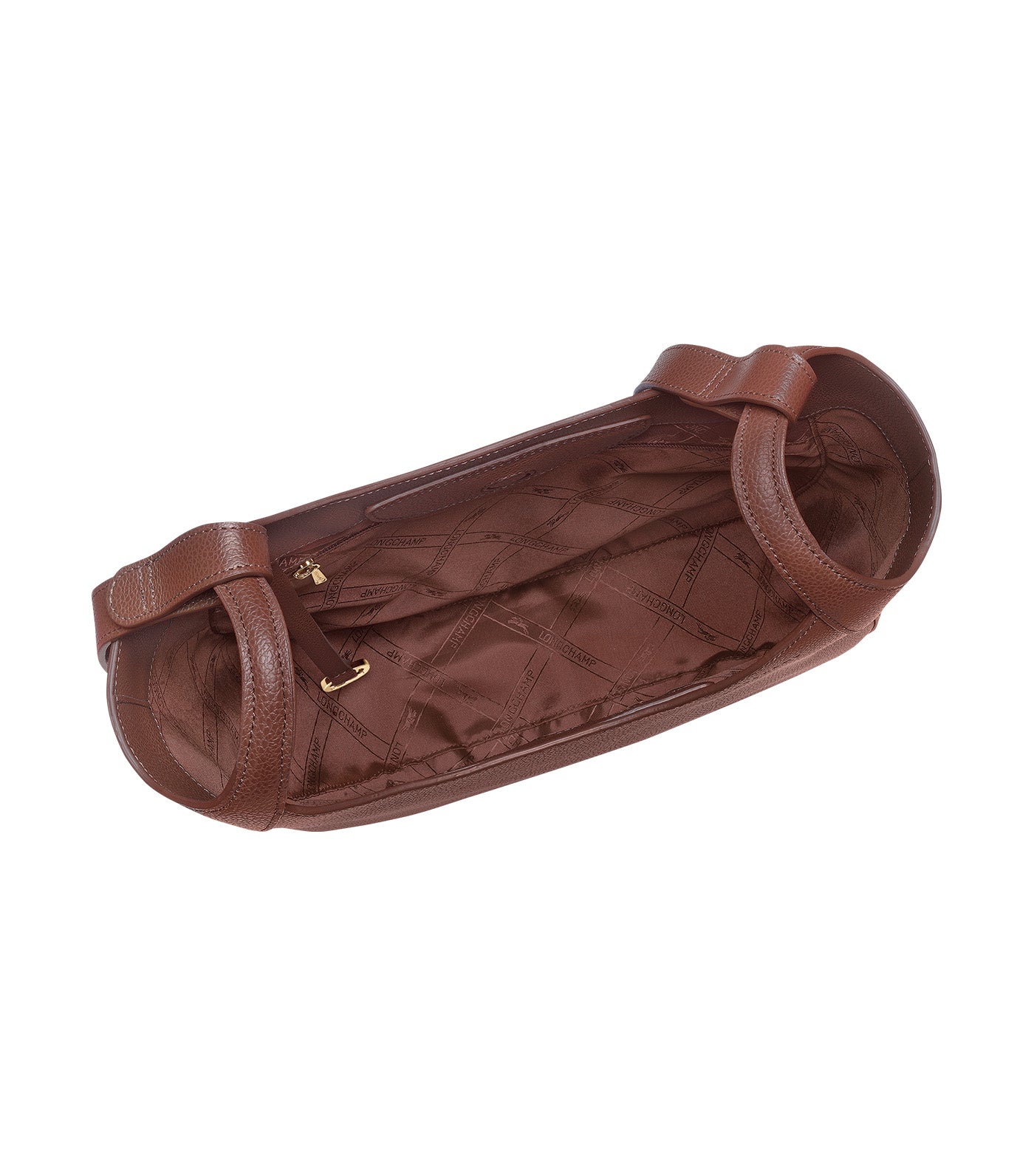 Longchamp Le Foulonné Hobo Bag L Coffee