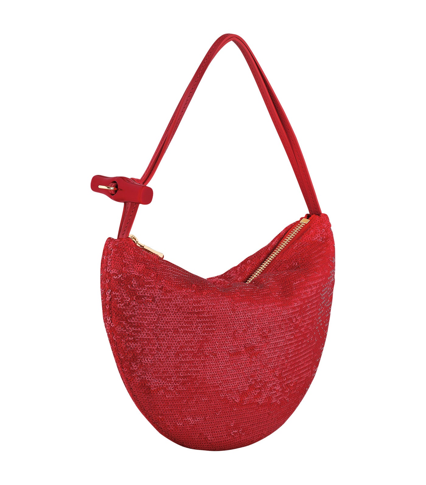 Longchamp Le Roseau Clutch S Red