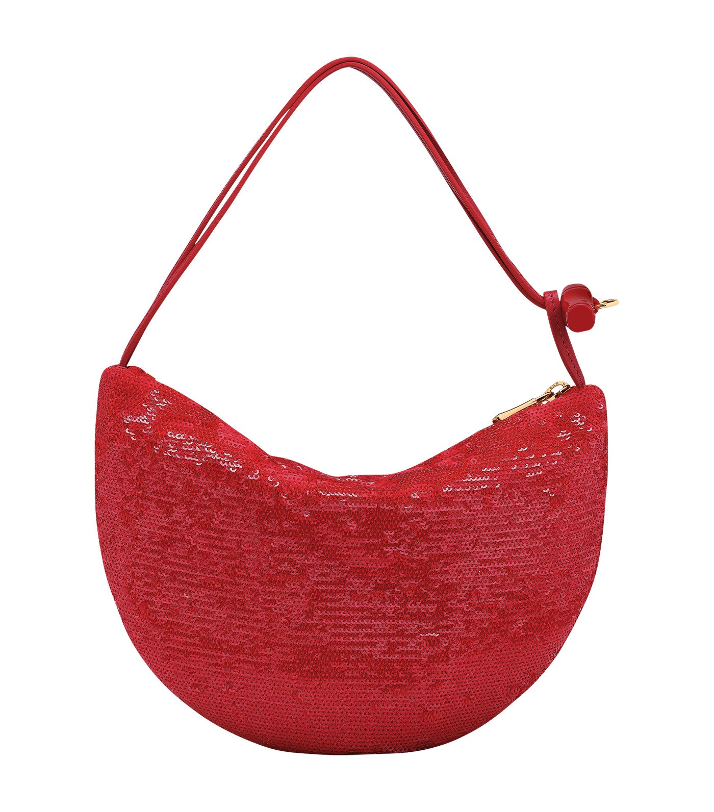 Longchamp Le Roseau Clutch S Red