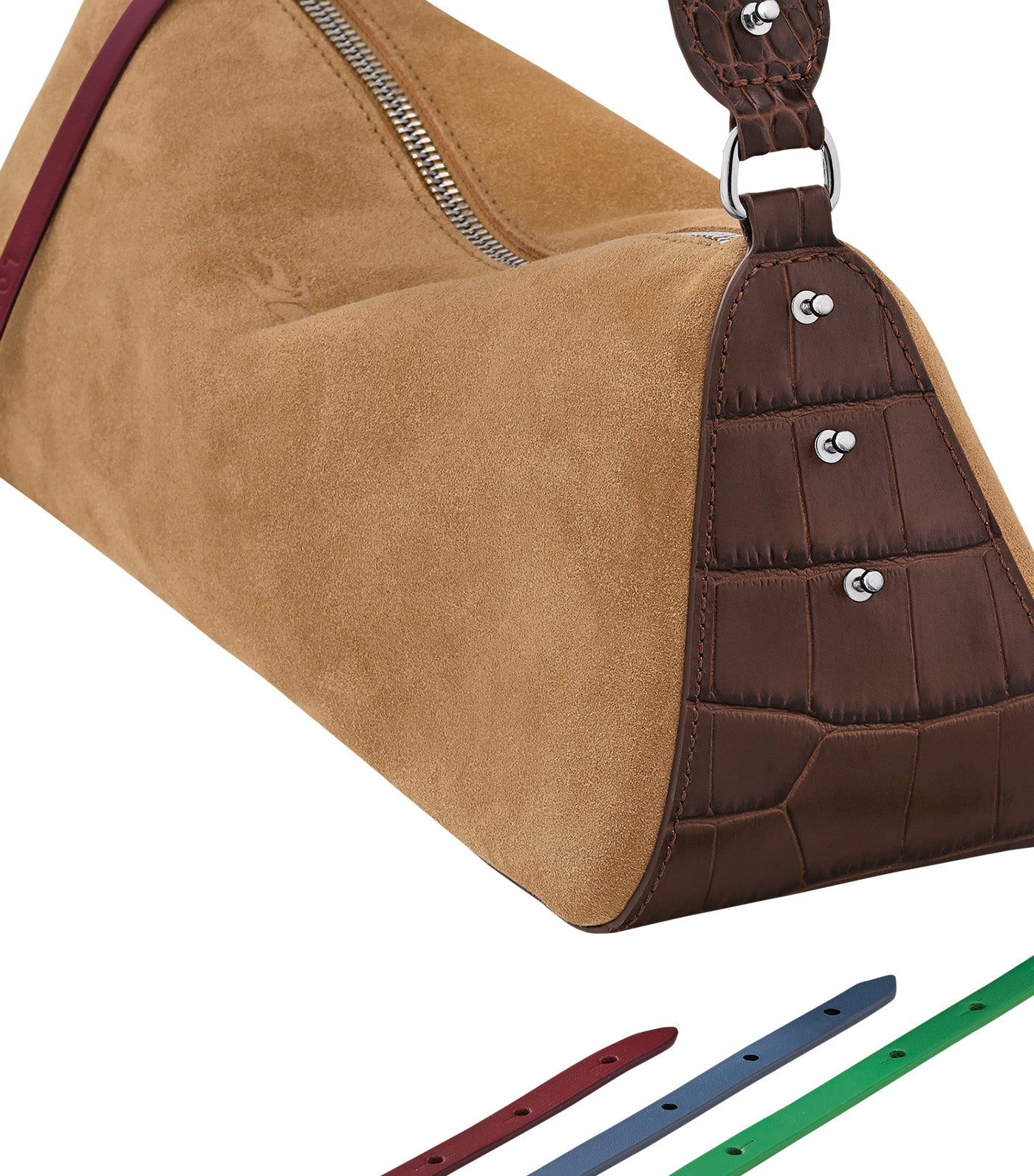 Re-Play Croco Shoulder Bag S Coffee
