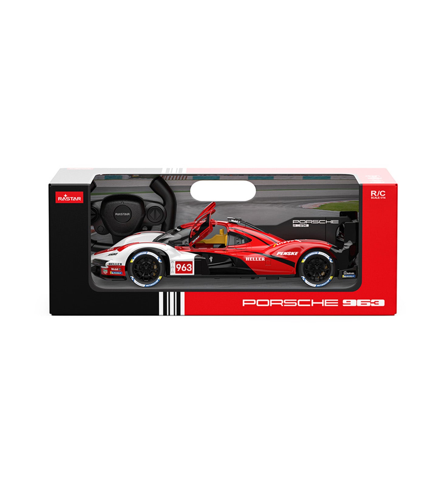 RASTAR R/C 1:14 Porsche 963 LMDH Red