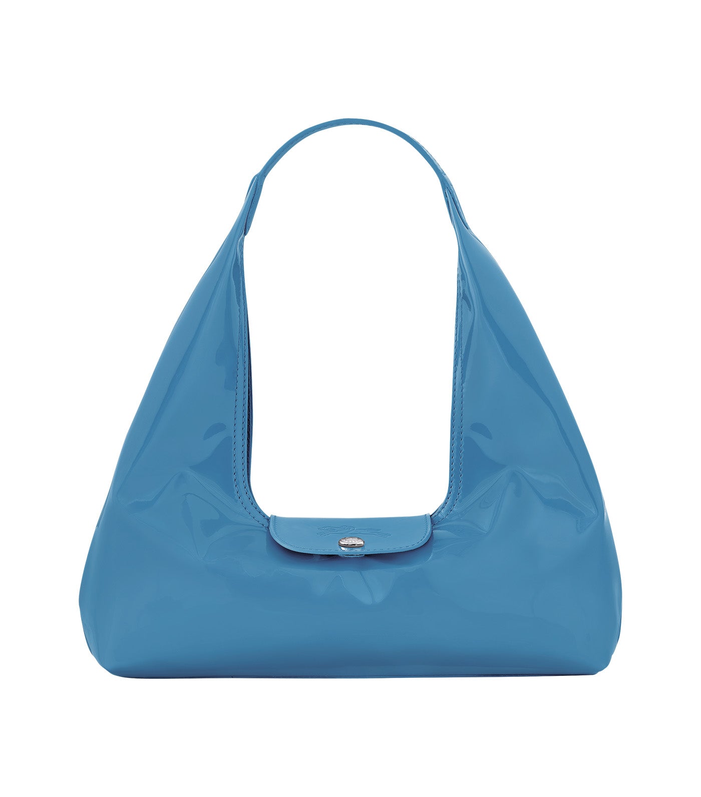 Le Pliage Xtra Glossy Shoulder Bag M Azure