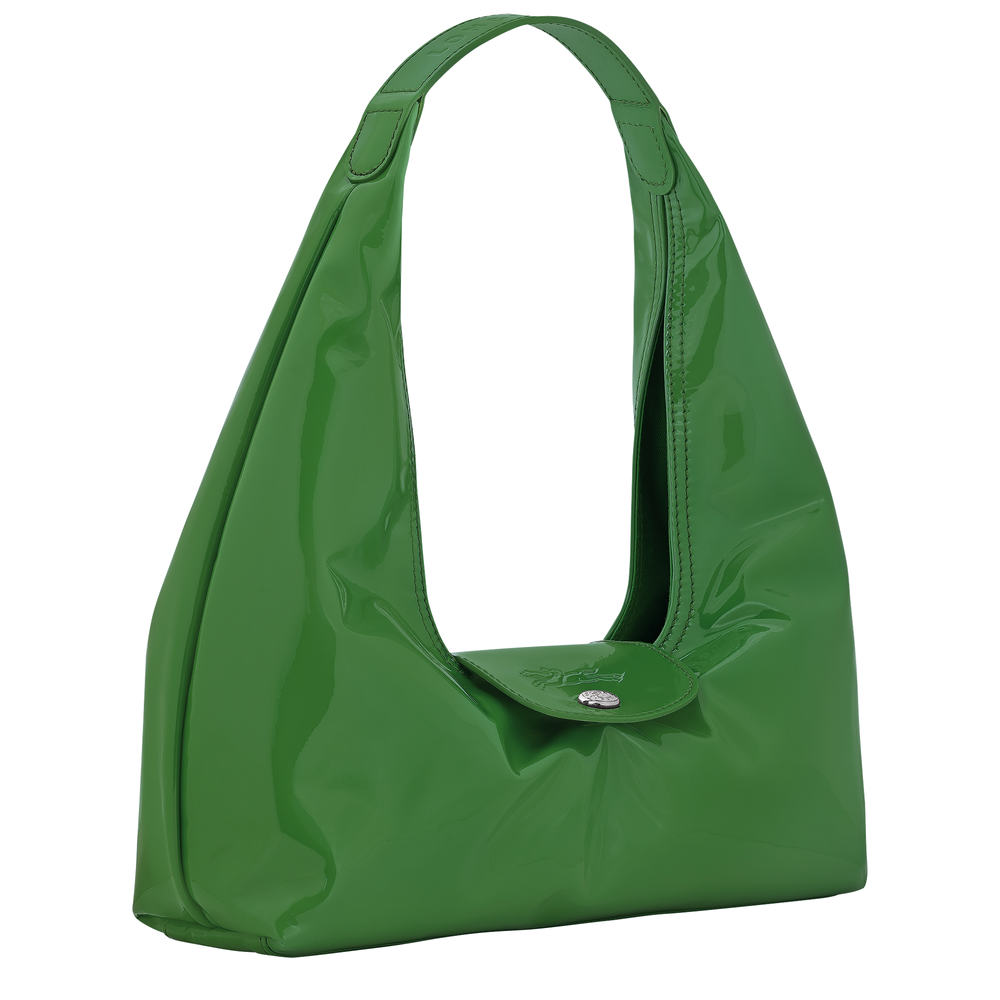 Le Pliage Xtra Glossy Shoulder Bag M Matcha