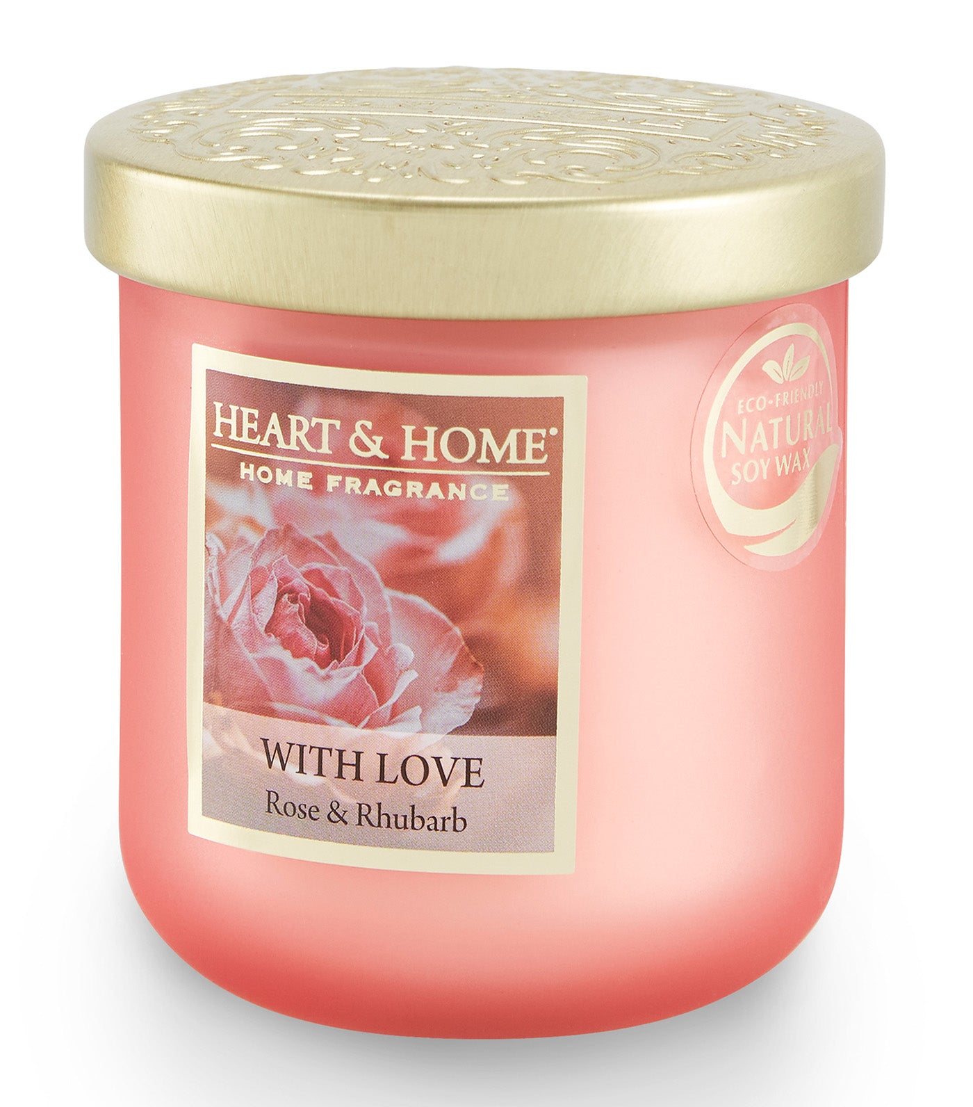 With Love Rose Soy Candle