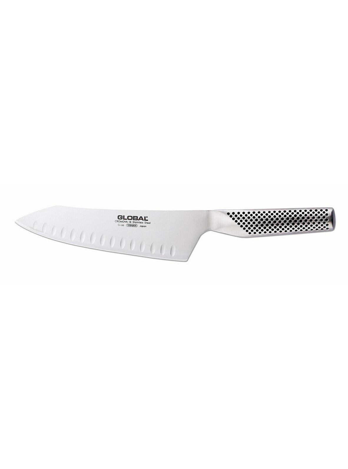 G-66 Fluted Oriental Cook's Knife 18 cm