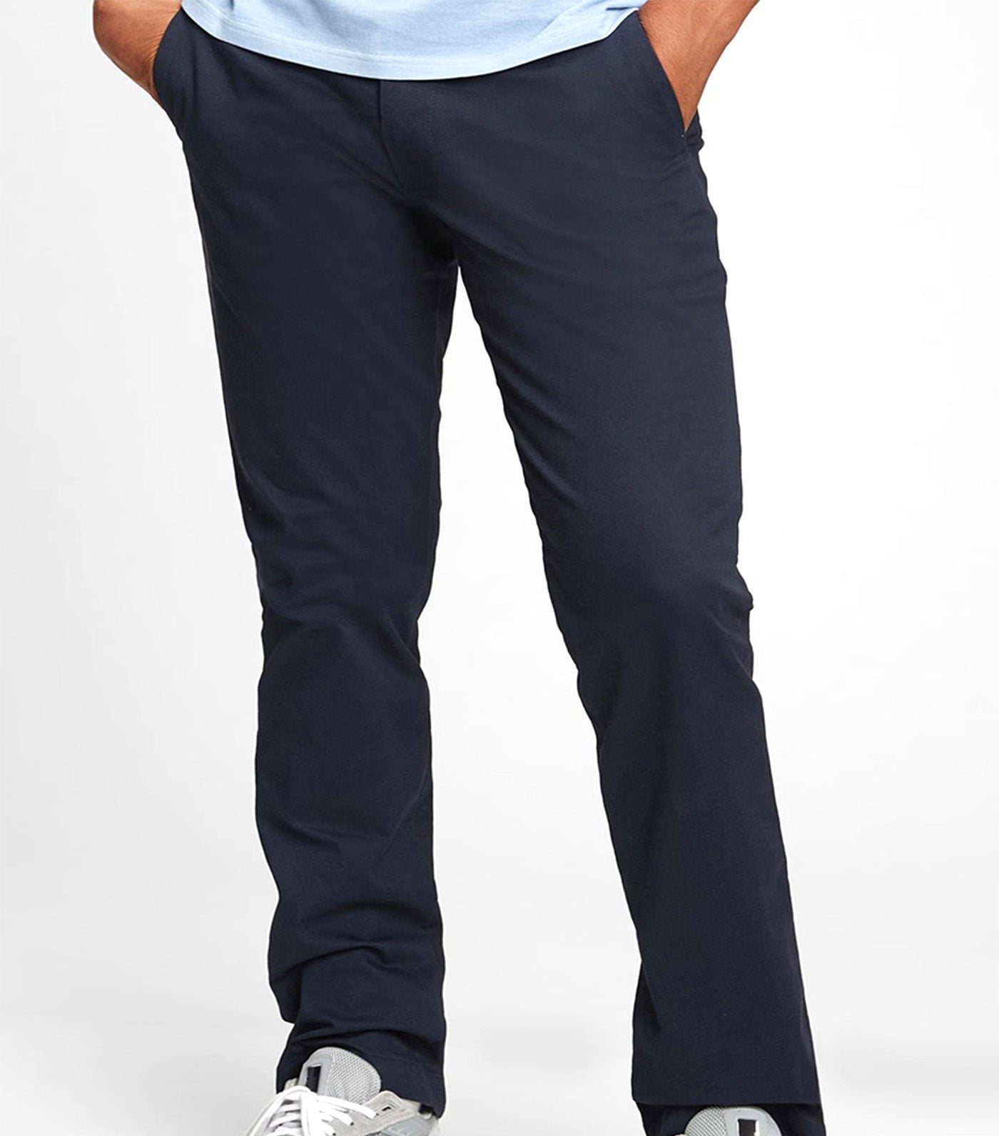 Modern Khakis in Straight Fit with GapFlex New Classic Navy
