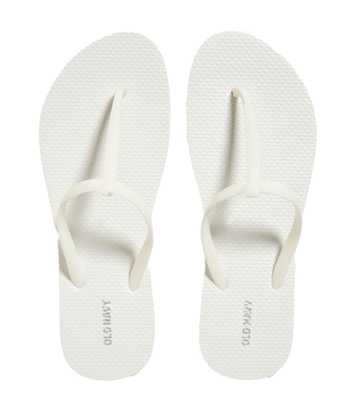 T-Strap Flip-Flops for Women (Partially Plant-Based) On White