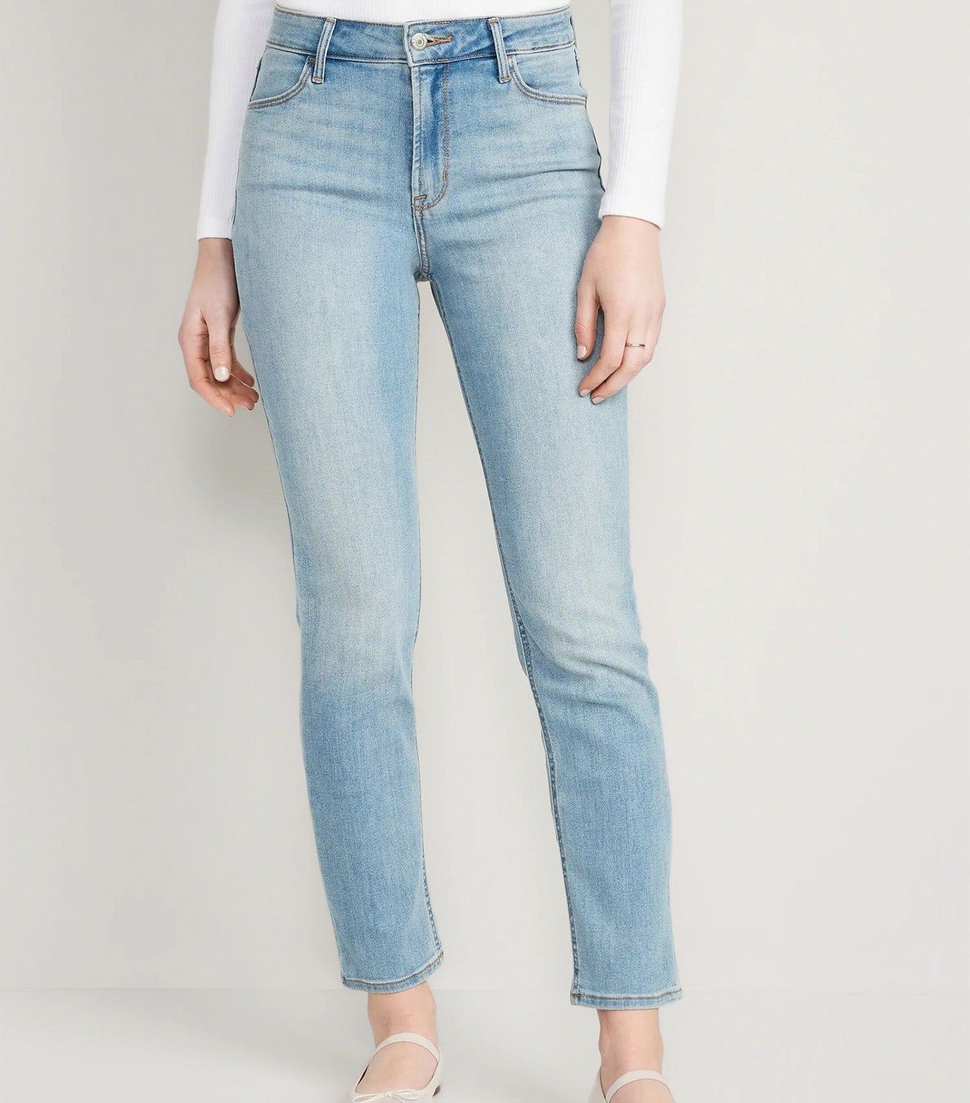 High-Waisted Wow Straight Jeans for Women Santa Catarina