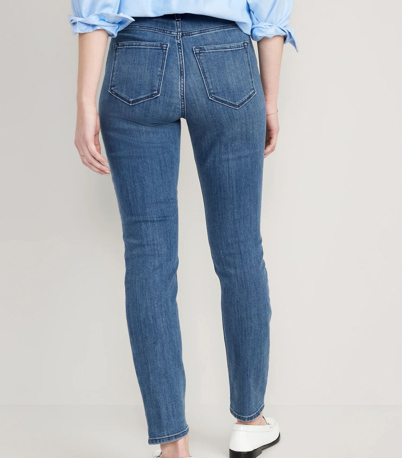 High-Waisted Wow Straight Jeans for Women Campeche