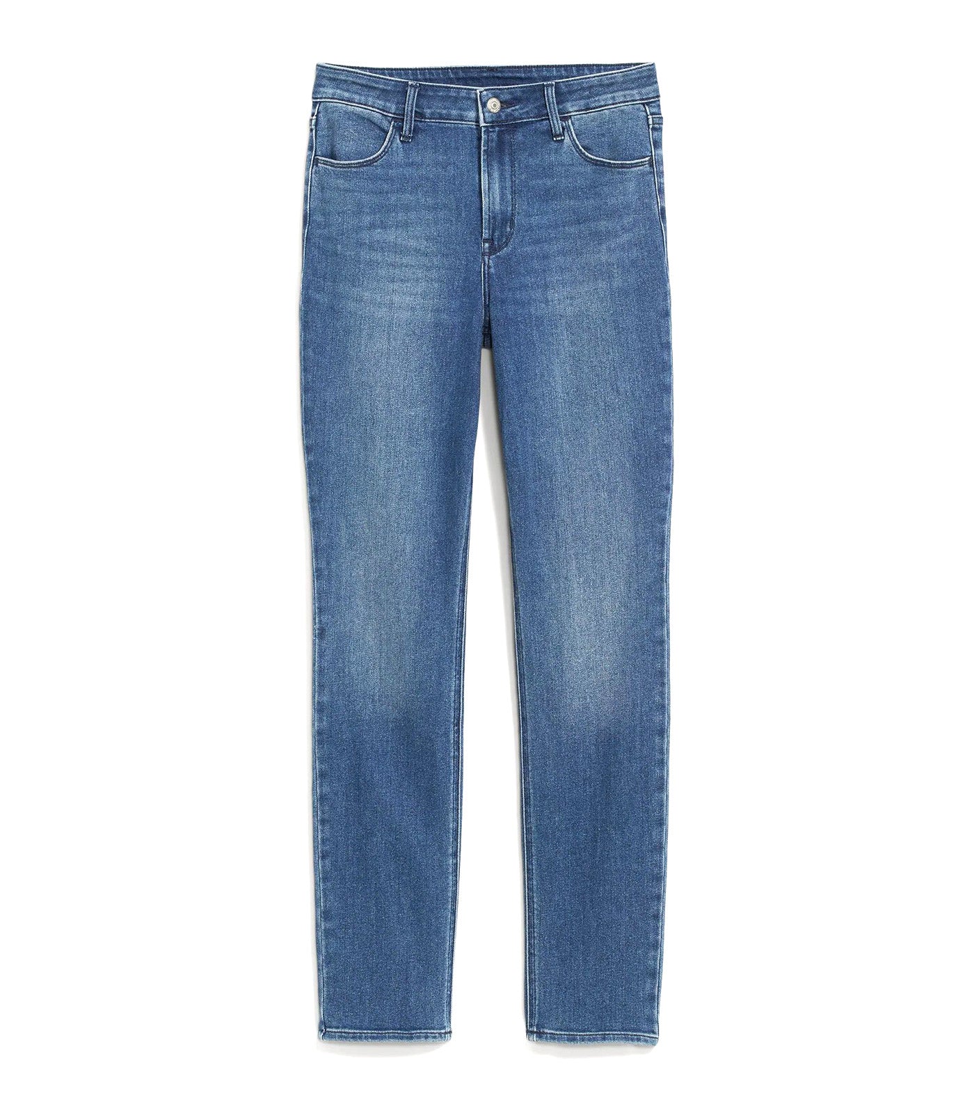 High-Waisted Wow Straight Jeans for Women Campeche