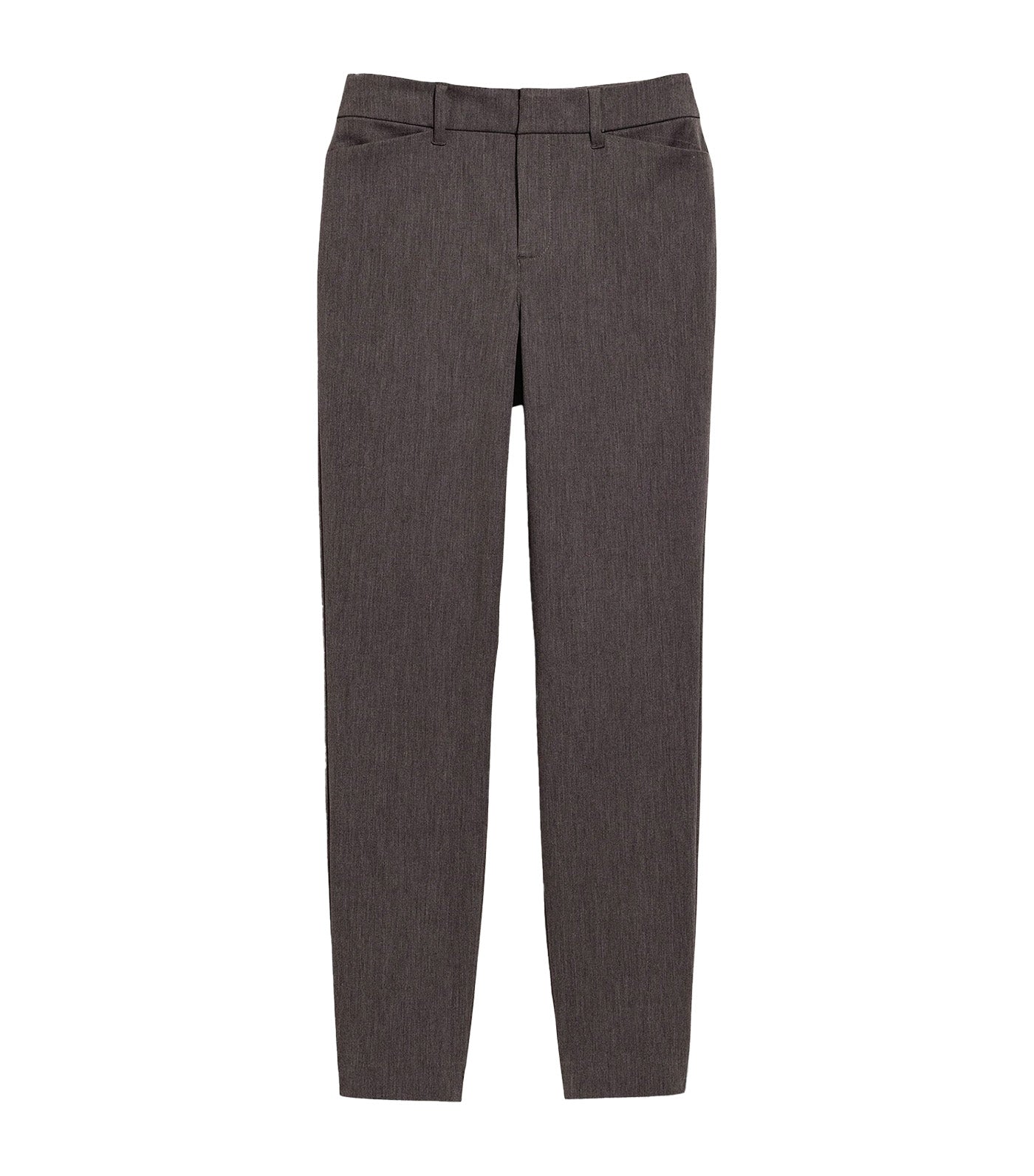 High-Waisted Pixie Skinny Ankle Pants for Women Dark Heather Gray