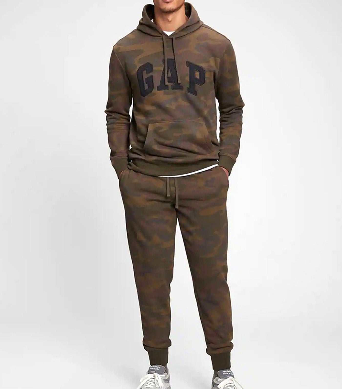 Camo gap shop hoodie