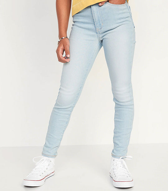 Extra High-Waisted Rockstar 360° Stretch Super-Skinny Jeans for Women