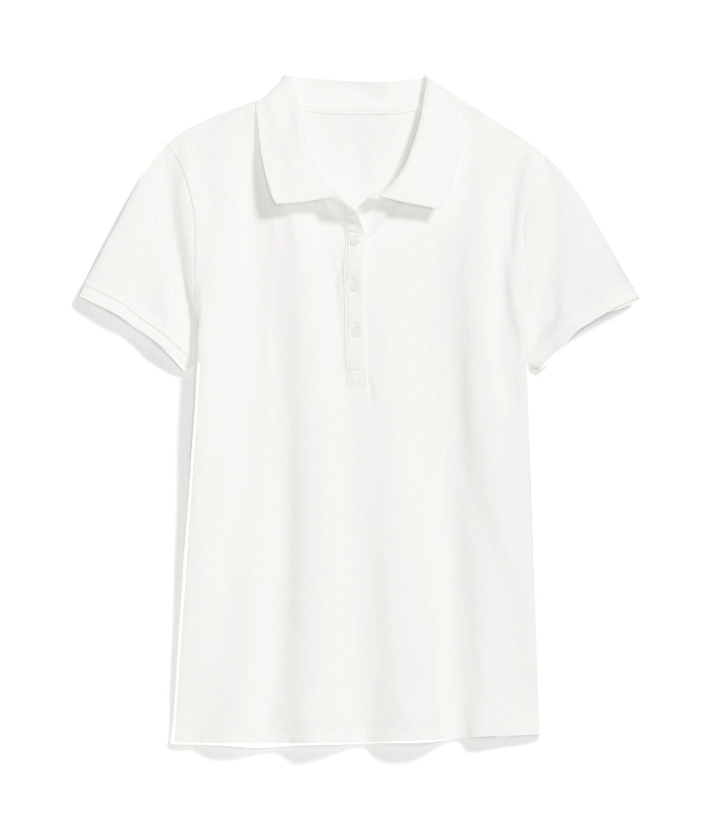 Old Navy Uniform Pique Polo for Women Bright White 3 Rustan s