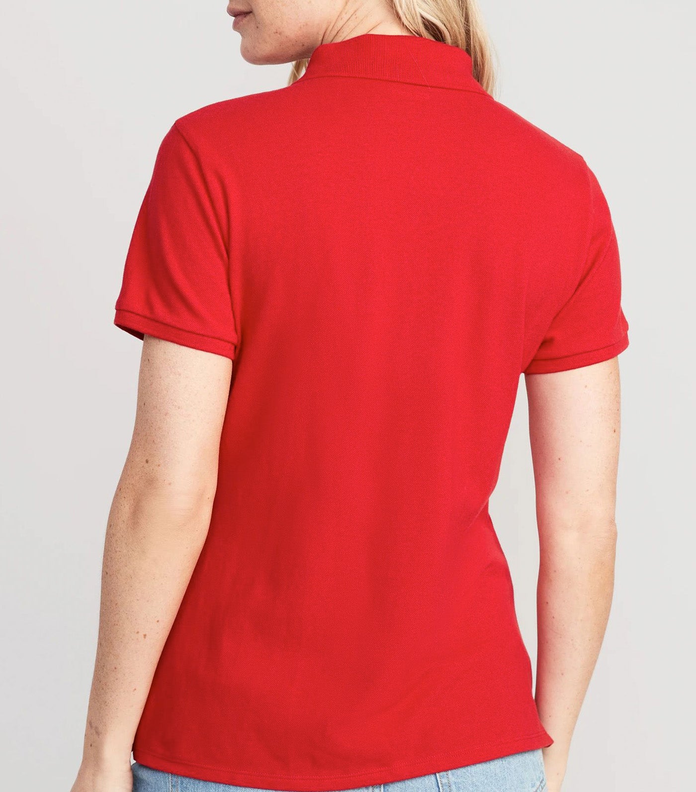 Uniform Pique Polo for Women Robbie Red